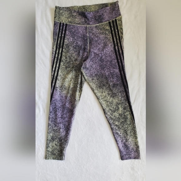 Adidas climalite 3 stripe‎  Sporty Active leggings Size XL - Picture 3 of 10